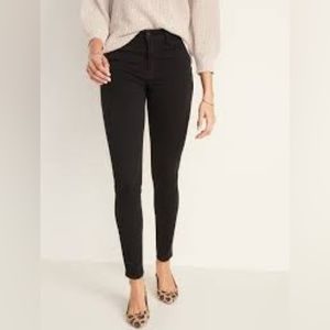 High-Waisted Rockstar 24/7 Sculpt Super Skinny Black Jeans For Women
